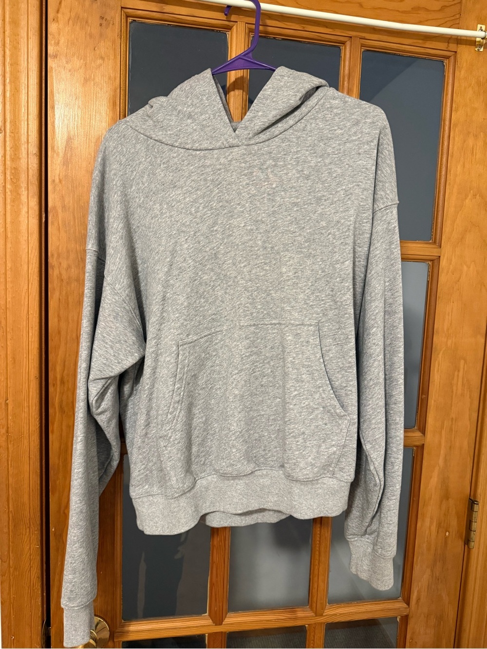 Fabletics Light Gray Pullover Hoodie